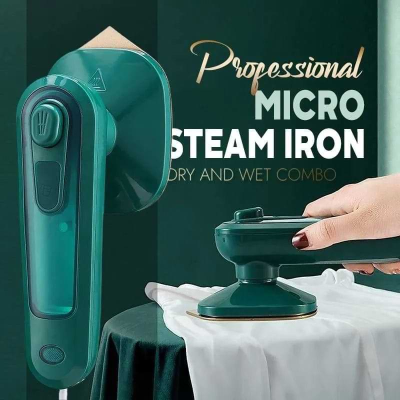 🔥 Mini Steam Iron – Wrinkle Free Clothes in 60 Seconds