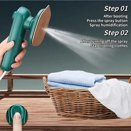 🔥 Mini Steam Iron – Wrinkle Free Clothes in 60 Seconds